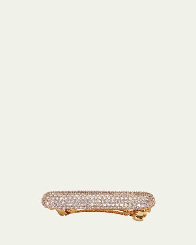 Pave Crystal Bar Barrette